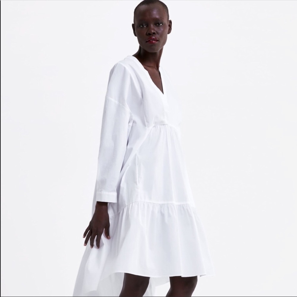 Zara high low dress